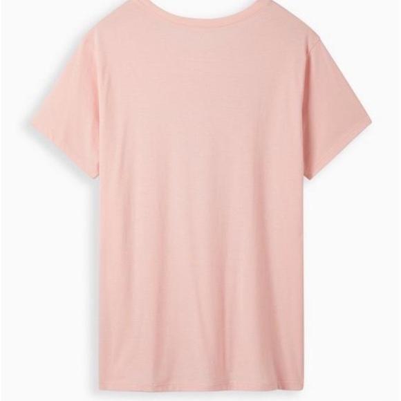 Torrid feeling good as hell light pink T-shirt - Picture 2 of 4